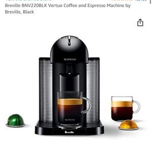 Breville Vertuo coffee pot system. NEW IN BOX NEVER OPENED w/ box of pods
